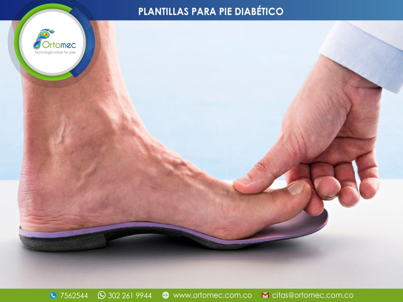 plantilla para pie diabético